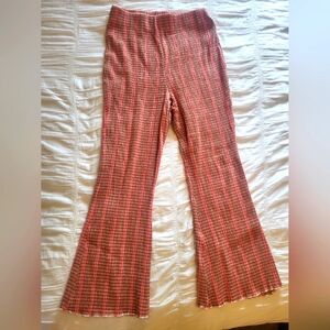 Free People Stretch Gingham Pants
